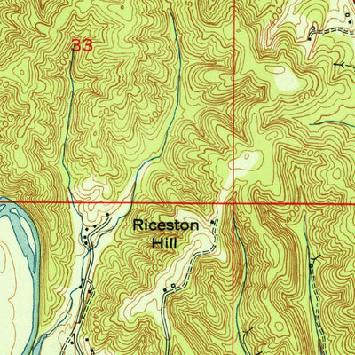 United States Geological Survey Cordova, AL (1951, 24000-Scale) digital map
