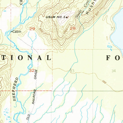 United States Geological Survey Cordova B-1, AK (1951, 63360-Scale) digital map