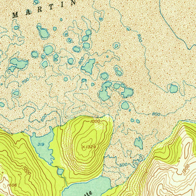 United States Geological Survey Cordova B-1, AK (1953, 63360-Scale) digital map
