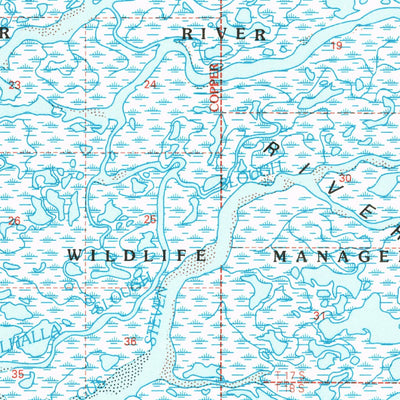 United States Geological Survey Cordova B-4, AK (1994, 63360-Scale) digital map