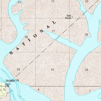 United States Geological Survey Cordova B-6, AK (1951, 63360-Scale) digital map