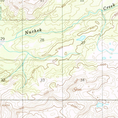 United States Geological Survey Cordova B-7, AK (1950, 63360-Scale) digital map