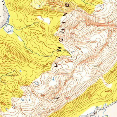 United States Geological Survey Cordova B-8, AK (1953, 63360-Scale) digital map