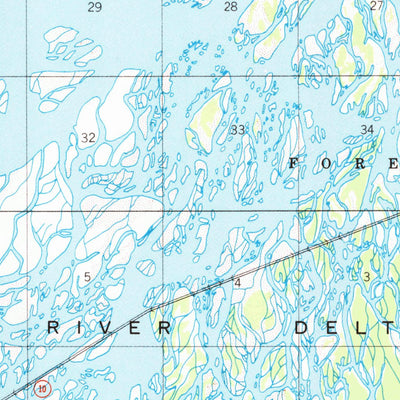 United States Geological Survey Cordova C-3, AK (1951, 63360-Scale) digital map