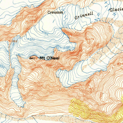 United States Geological Survey Cordova C-3, AK (1953, 63360-Scale) digital map