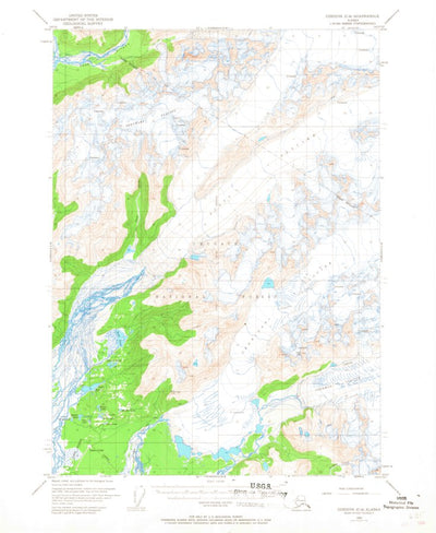 United States Geological Survey Cordova C-4, AK (1950, 63360-Scale) digital map