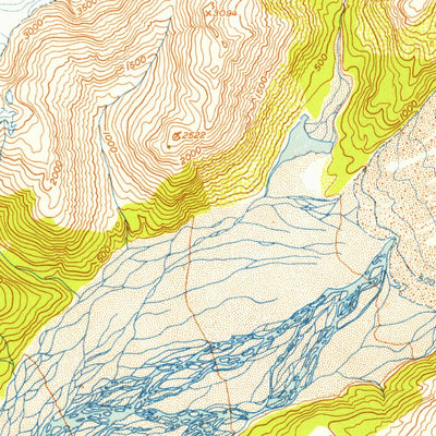 United States Geological Survey Cordova C-4, AK (1953, 63360-Scale) digital map