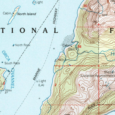 United States Geological Survey Cordova C-5, AK (2000, 63360-Scale) digital map