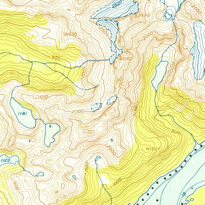 United States Geological Survey Cordova C-6, AK (1953, 63360-Scale) digital map