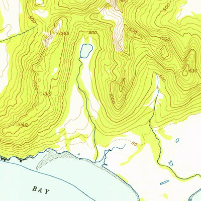 United States Geological Survey Cordova C-7, AK (1953, 63360-Scale) digital map