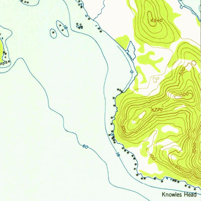 United States Geological Survey Cordova C-8, AK (1952, 63360-Scale) digital map