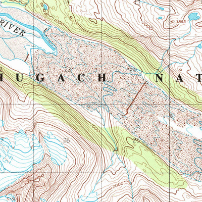 United States Geological Survey Cordova D-1, AK (1959, 63360-Scale) digital map