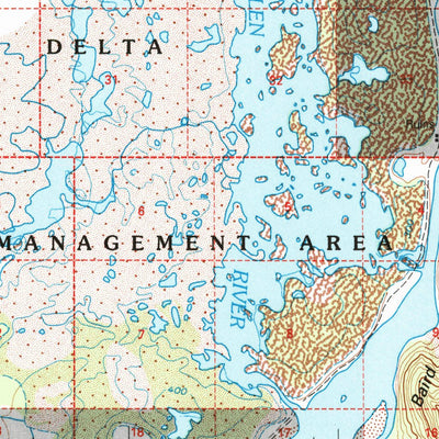 United States Geological Survey Cordova D-2, AK (1994, 63360-Scale) digital map