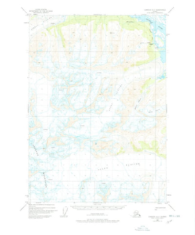 United States Geological Survey Cordova D-3, AK (1950, 63360-Scale) digital map