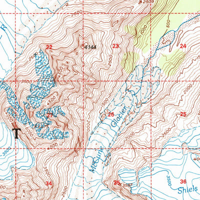 United States Geological Survey Cordova D-3, AK (1994, 63360-Scale) digital map