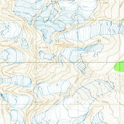United States Geological Survey Cordova D-4, AK (1951, 63360-Scale) digital map