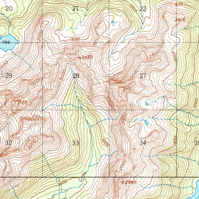 United States Geological Survey Cordova D-6, AK (1951, 63360-Scale) digital map