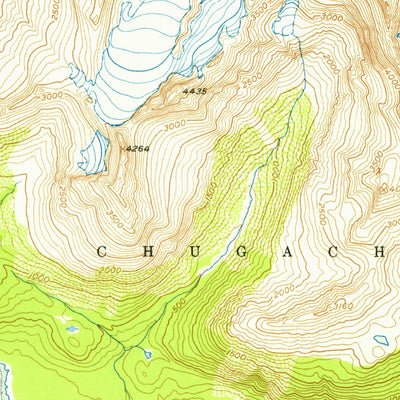 United States Geological Survey Cordova D-6, AK (1953, 63360-Scale) digital map