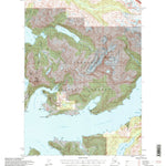 United States Geological Survey Cordova D-7, AK (1994, 63360-Scale) digital map