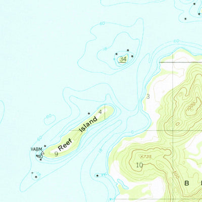 United States Geological Survey Cordova D-8, AK (1951, 63360-Scale) digital map
