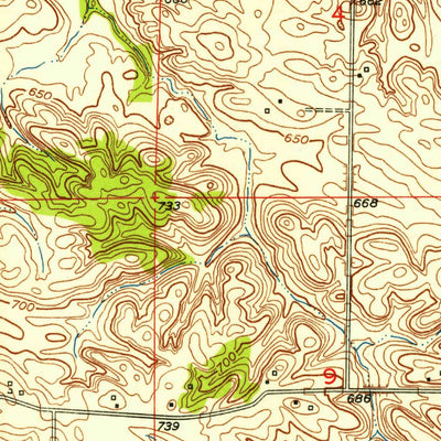 United States Geological Survey Cordova, IL-IA (1952, 24000-Scale) digital map