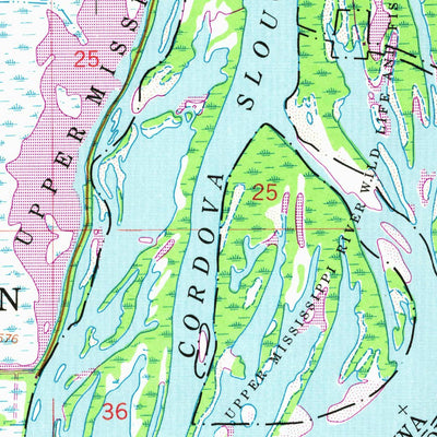 United States Geological Survey Cordova, IL-IA (1953, 24000-Scale) digital map