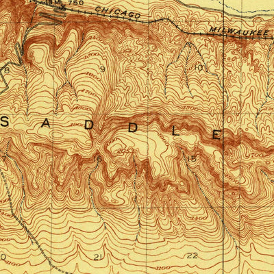 United States Geological Survey Corfu, WA (1923, 62500-Scale) digital map