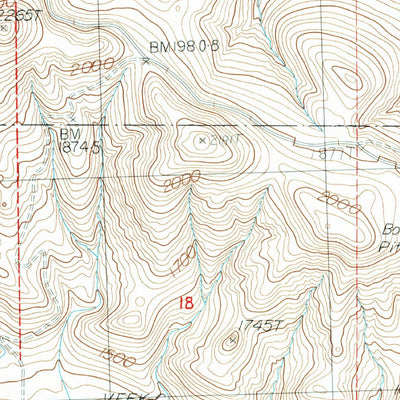 United States Geological Survey Corfu, WA (1986, 24000-Scale) digital map
