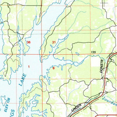 United States Geological Survey Corinth, MS-AL-TN (1984, 100000-Scale) digital map