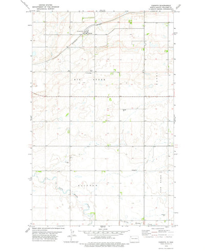 United States Geological Survey Corinth, ND (1978, 24000-Scale) digital map