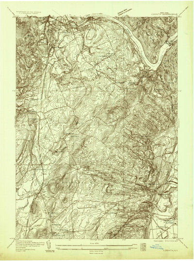 United States Geological Survey Corinth, NY (1935, 24000-Scale) digital map