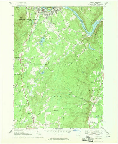 United States Geological Survey Corinth, NY (1968, 24000-Scale) digital map