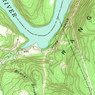United States Geological Survey Corinth, NY (1968, 24000-Scale) digital map