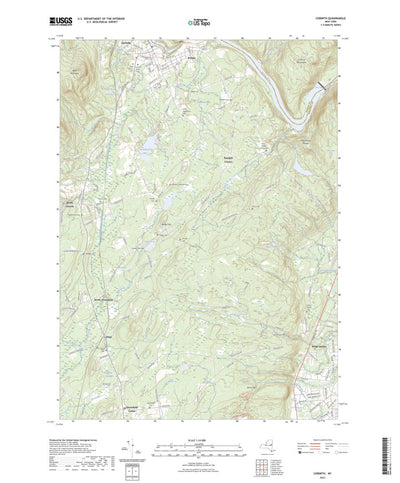 United States Geological Survey Corinth, NY (2023, 24000-Scale) digital map