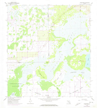 United States Geological Survey Corkscrew, FL (1958, 24000-Scale) digital map
