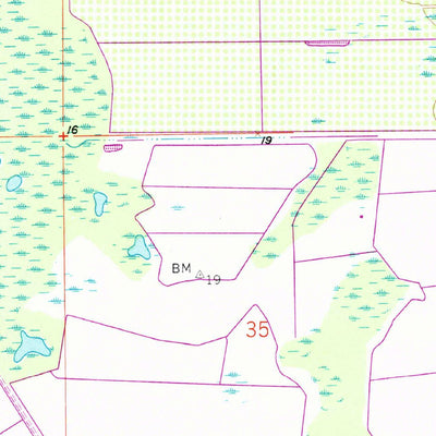 United States Geological Survey Corkscrew NW, FL (1958, 24000-Scale) digital map
