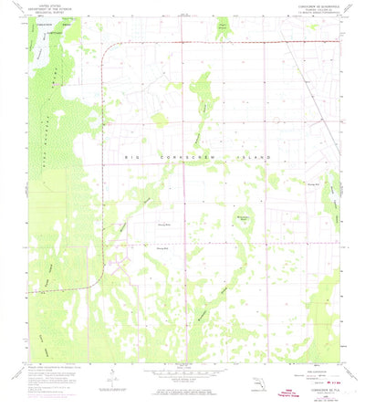 United States Geological Survey Corkscrew SE, FL (1958, 24000-Scale) digital map