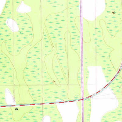 United States Geological Survey Corkscrew SE, FL (1958, 24000-Scale) digital map
