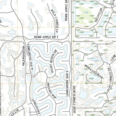 United States Geological Survey Corkscrew SW, FL (2021, 24000-Scale) digital map