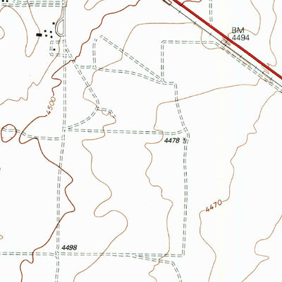United States Geological Survey Corlena, TX (1998, 24000-Scale) digital map