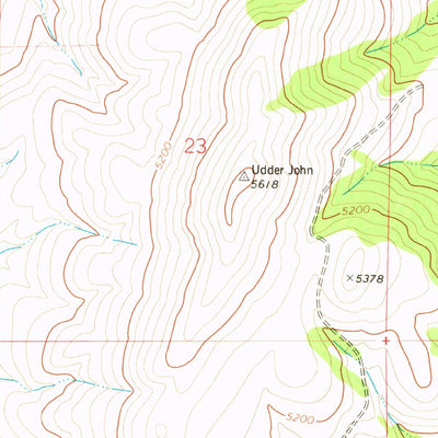 United States Geological Survey Corley Gulch, MT (1977, 24000-Scale) digital map