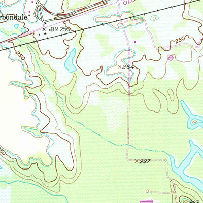 United States Geological Survey Corley, TX (1955, 24000-Scale) digital map