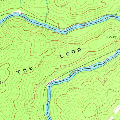United States Geological Survey Corliss, WV (1969, 24000-Scale) digital map