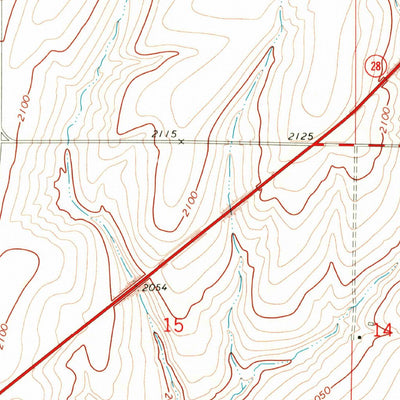 United States Geological Survey Cormana Lake, WA (1969, 24000-Scale) digital map