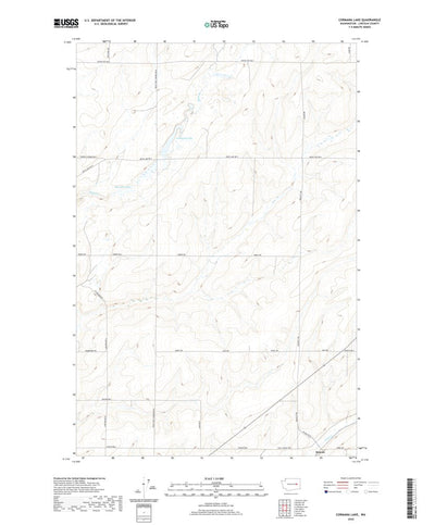 United States Geological Survey Cormana Lake, WA (2020, 24000-Scale) digital map