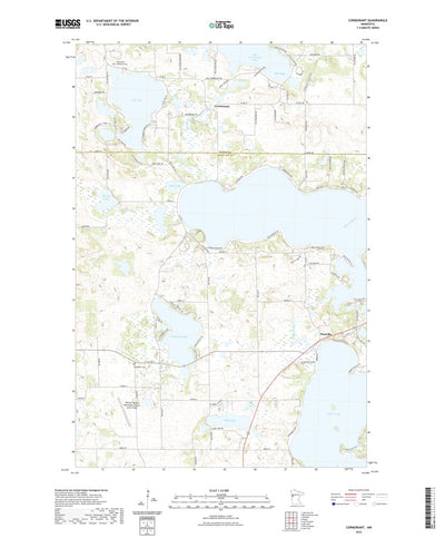 United States Geological Survey Cormorant, MN (2022, 24000-Scale) digital map