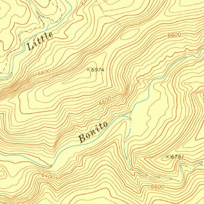 United States Geological Survey Corn Creek, AZ (1978, 24000-Scale) digital map