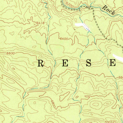 United States Geological Survey Corn Creek Plateau, AZ (1967, 24000-Scale) digital map