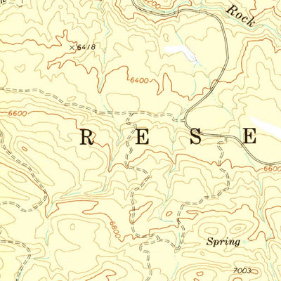 United States Geological Survey Corn Creek Plateau, AZ (1978, 24000-Scale) digital map