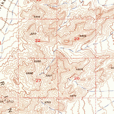 United States Geological Survey Corn Creek Springs, NV (1952, 62500-Scale) digital map